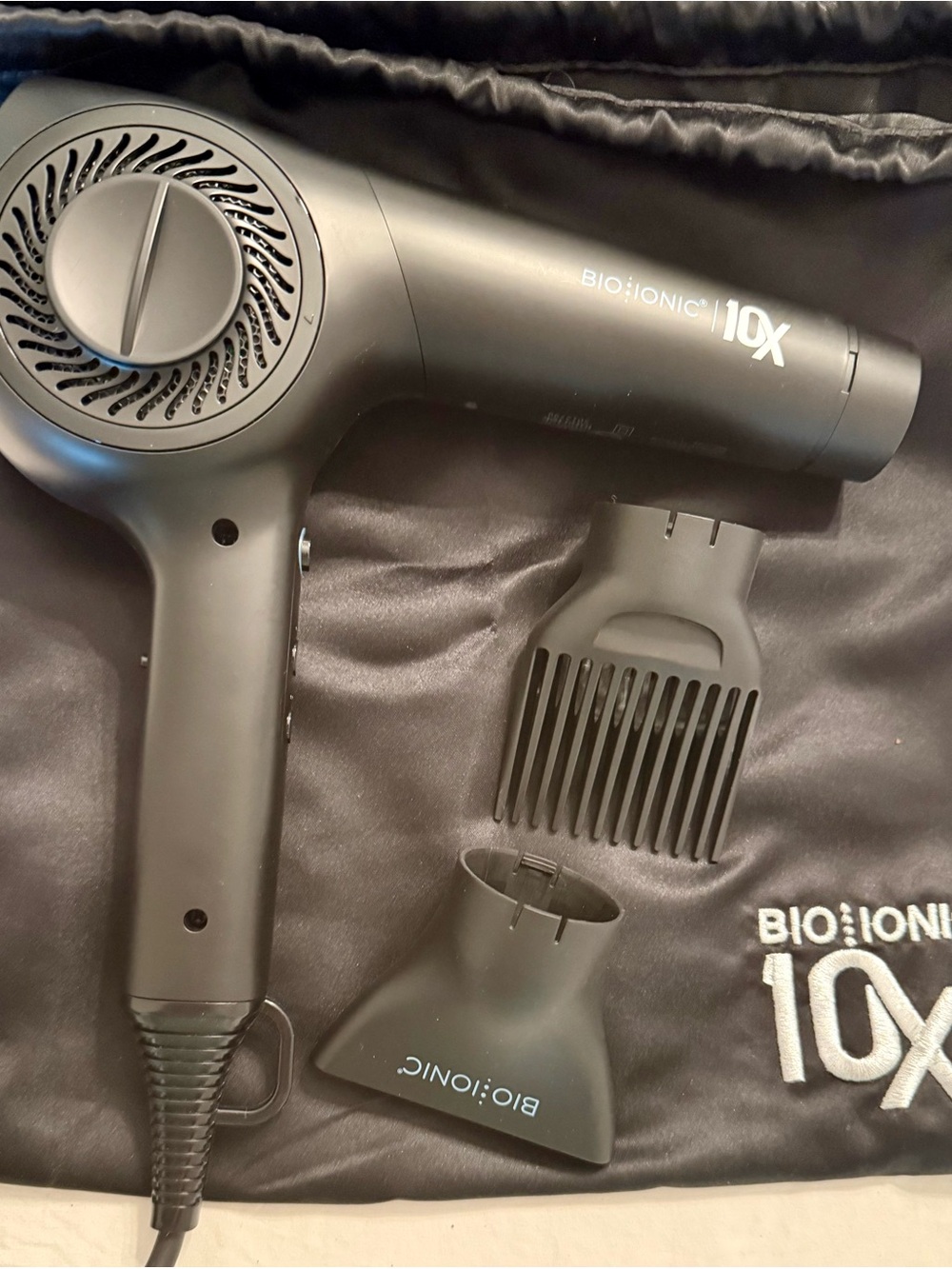 Bio Ionic 10X Professional Hair Dryer - Matte Black